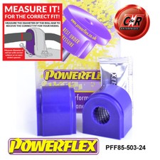Powerflex Road Vorne Überrollbügel Buchsen 24mm für Seat Altea 5P (2004