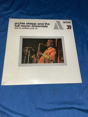 ARCHIE SHEPP & the Full Moon Ensemble  Live in Antibes vol 2 ACTUEL 39 ITALY NM