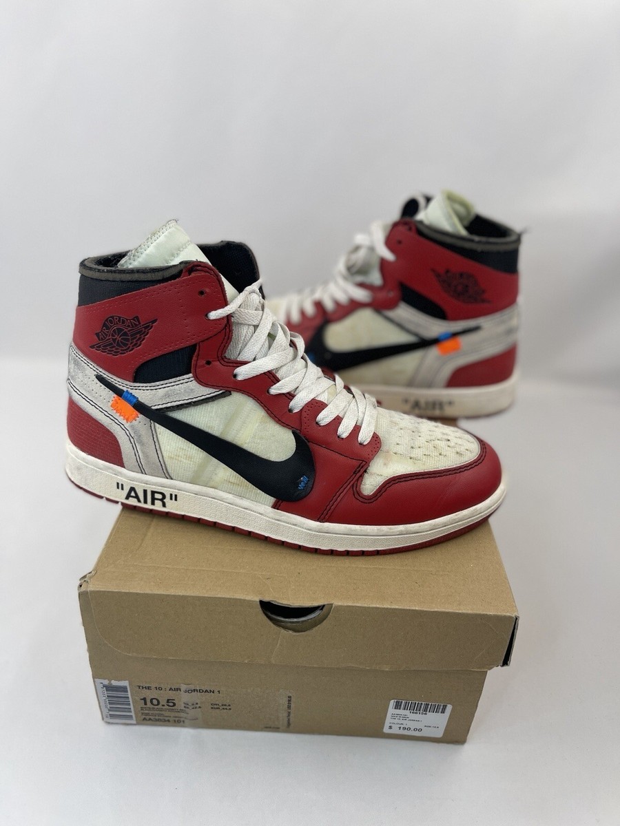 Size 10.5 - Jordan 1 Retro OG x Off-White High Chicago Size 10.5 - Jordan 1 Retro OG x Off-White High Chicago