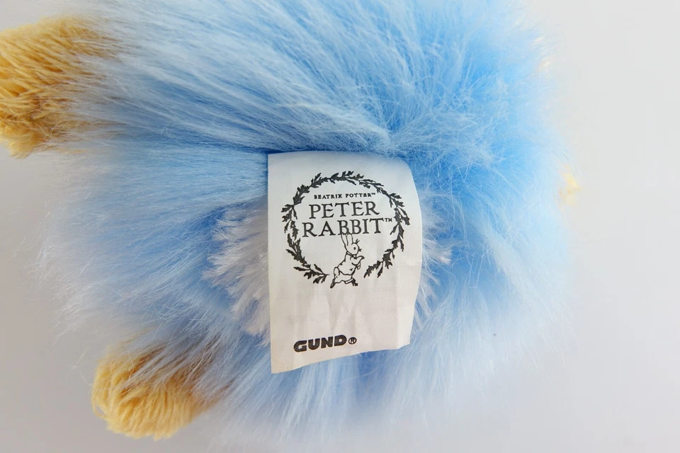 Lot Beatrix Potter Peter Rabbit Plush Toy, UKCA 7" UKCA + Key Ring Pom Pom GUND - Image 4 of 4