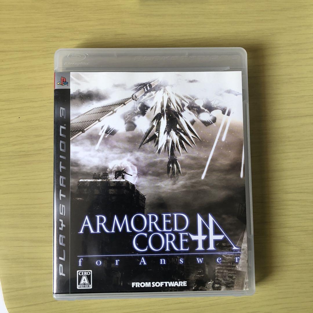 Armored Core For Answer Sony PlayStation 3 PS3 action game