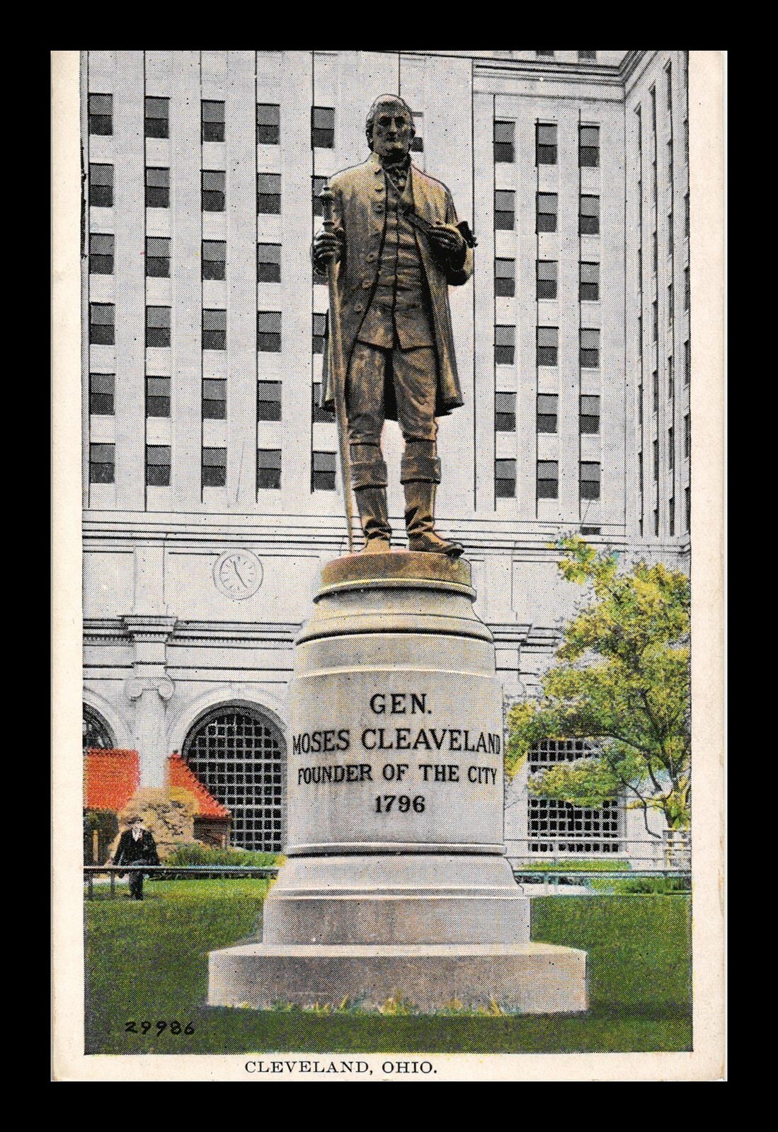 DR JIM STAMPS POSTCARD GENERAL MOSES CLEAVELAND MONUMENT CLEVELAND OHIO eBay