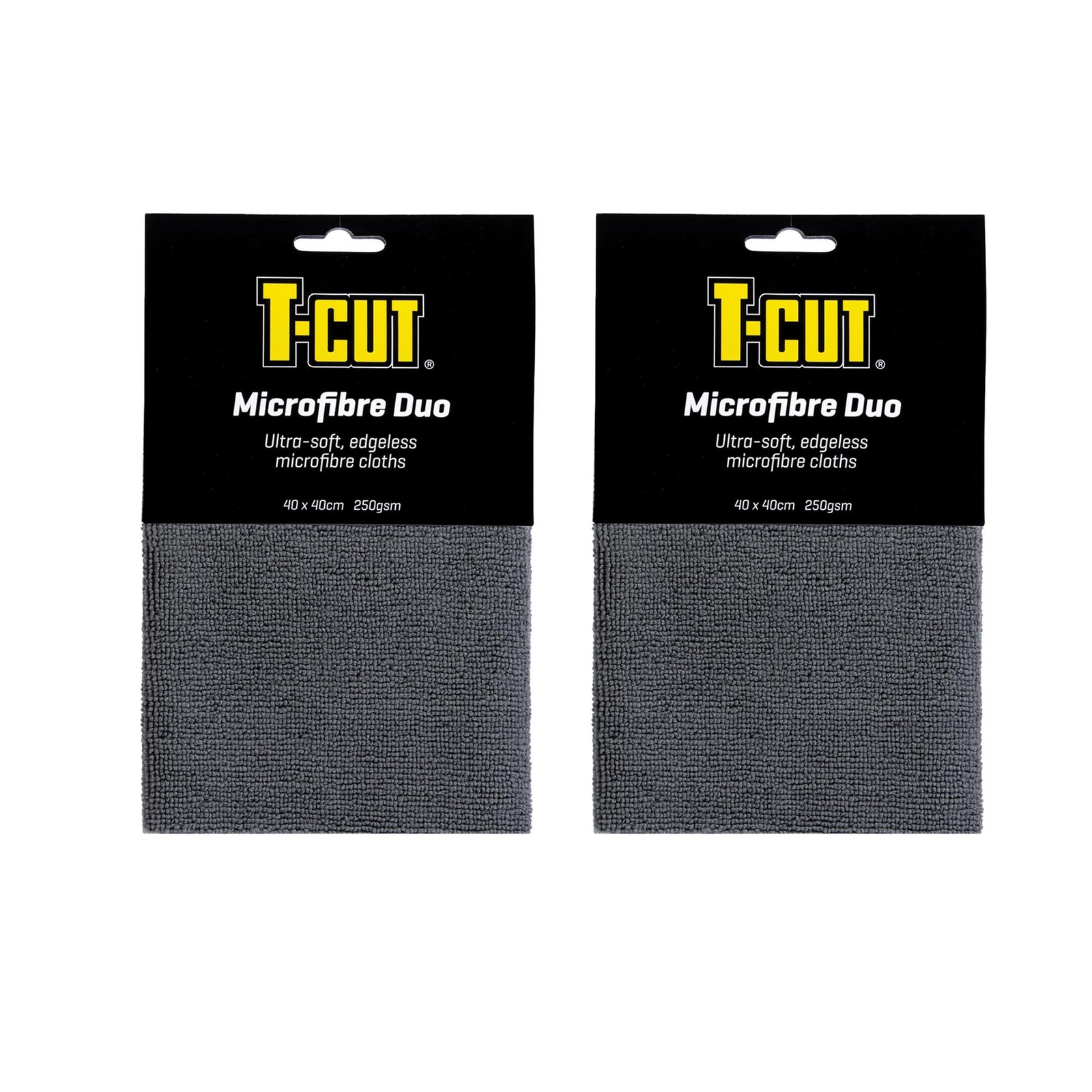 T-Cut Large Microfibre Cloths Car Cleaning Detailing Towel Drying Polishing x2