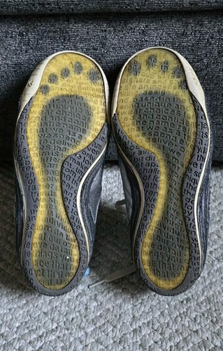 Cushe Boutique Sneakers Leather Silver Black Shoes Distressed Womens Size 7 - Picture 8 of 9
