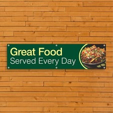Pub PVC Banner 029 - Public House Great Food Outdoor Cafe Quality Bar Signage