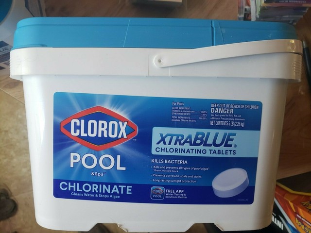 clorox pool&spa xtrablue chlorinating tablets