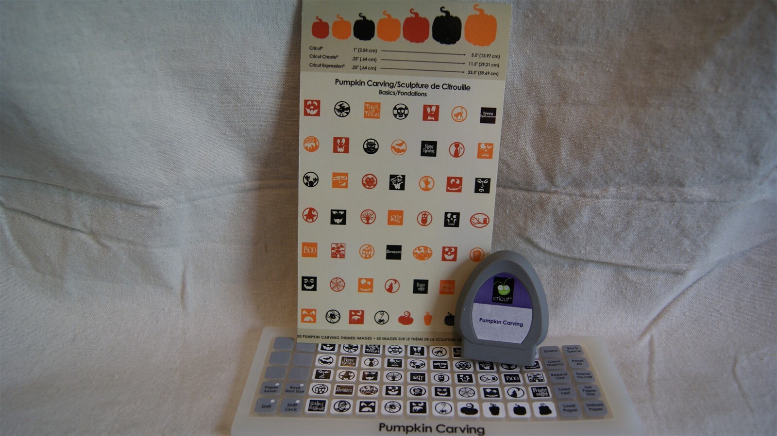 Cricut Cartridge PUMPKIN CARVING Gently Used No Box NOT LINKED