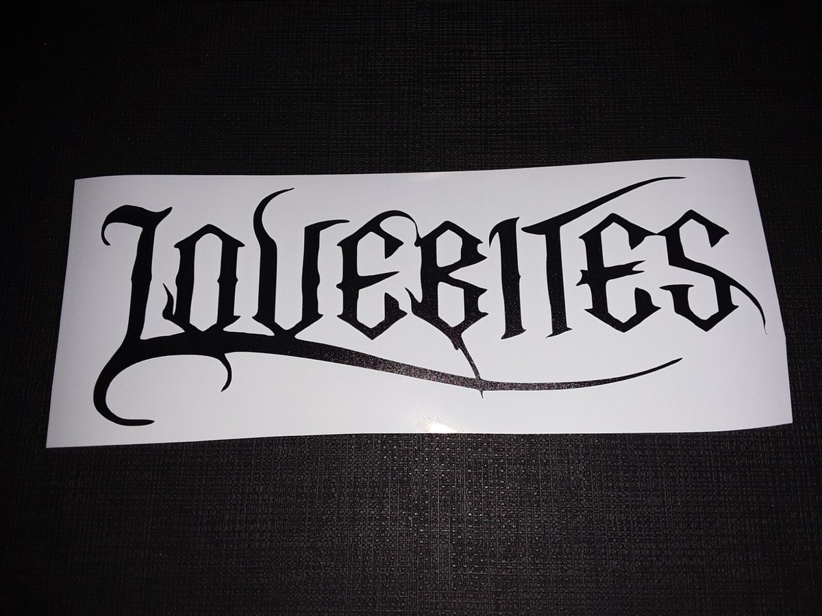 LOVEBITES モノクロポスター Lovebites Band Logo J-Rock Sticker Vinyl Decal Waterproof! | eBay