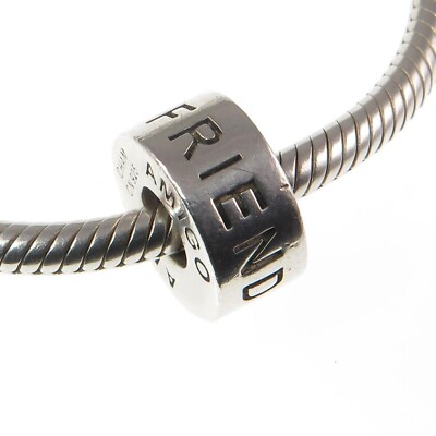 Chamilia 925 Sterling Silber FRIEND FAMILY SPACER Charm Perle