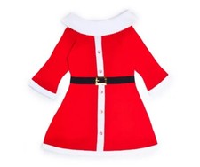 Allison Brittney Women's Red & White Mrs.Claus Ugly Sweater Dress S SMALL NWT