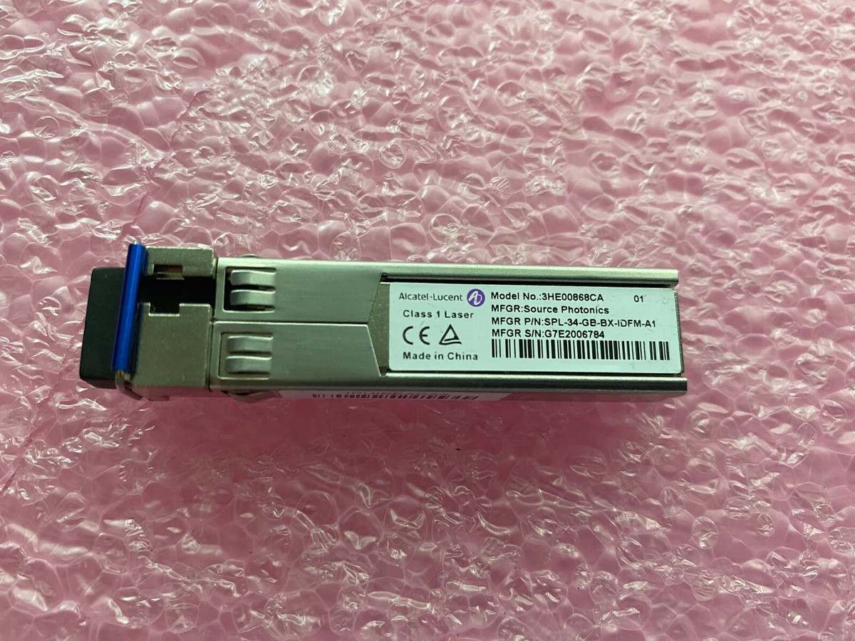 Alcatel-Lucent 3HE00868CA SFP 1000BASE-BX10 1310nm Bidi IPUIBEADAA