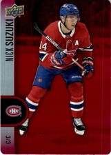 2022-23 Upper Deck Tim Hortons Red Die Cuts Nick Suzuki Montreal Canadiens