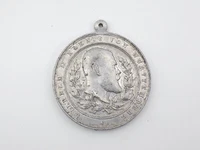 Original 1898 German Army Maneuvers Medal Iron Cross Motif