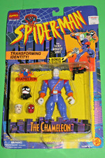 1995 MARVEL SPIDER-MAN ANIMATED SERIES THE CHAMELEON ACTION FIGURE TOY BIZ VENOM