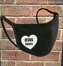 Bible Verse Face Mask /COTTON/Jesus Saves Face Mask/Christian Face Mask