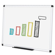 Dry Erase Board/Whiteboard,Wall Mounted Board for School Office 48 x 36 Inches