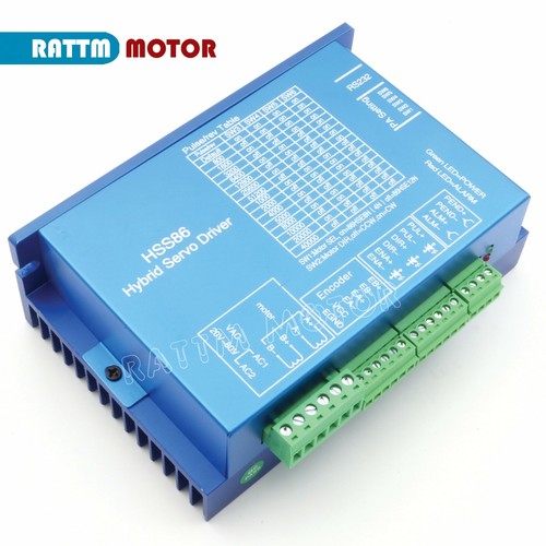 CNC Kit 8N.m Nema34 Closed Loop Servo Motor w/ HSS86 Servo Driver Controller【ES】 - Imagen 10 de 16