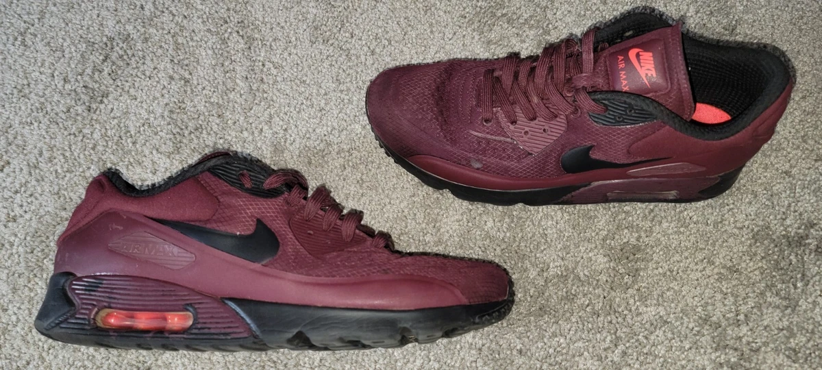 Nike Air Max 90 Ultra SE Night Maroon Men&#039;s Sneaker&#039;s size eBay