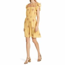 Dolan Flutter Sleeve Crepe Dress, XL