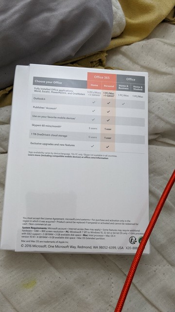 Microsoft Office 365 Personal 1 Year Product Key PC Mac ...