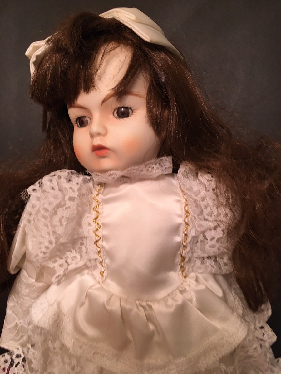 Antique Vintage Victorian Porcelain Doll collectible, Nice