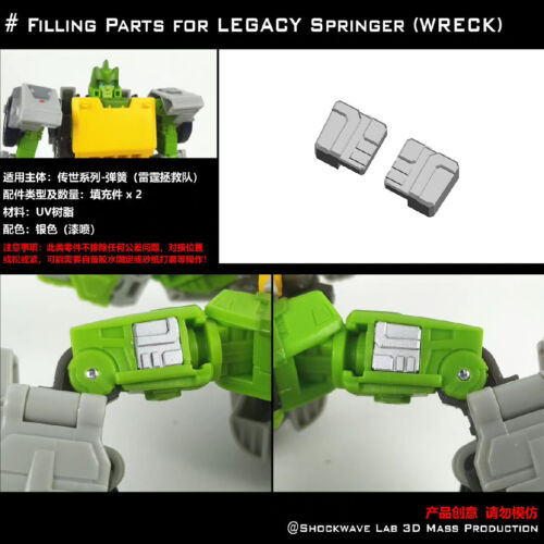 KIT de actualización de brazo de pierna para pieza de relleno de la serie Siege Earthrise Kingdom Studio Legacy - Imagen 48 de 51