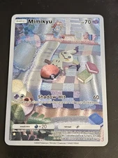 Mimikyu Pokemon TCG Pocket Illustration Rare Textured Holo Custom Fanart Card