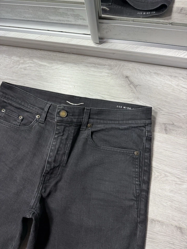 Saint Laurent Paris Washed Black D02 M/SK-LW Jeans Men's Denim Pants Size 33 - Image 4 of 4