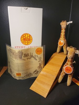 Steiff Noah's Ark Giraffes with Ramp Certificate New in box  LE 8,000 Number 14