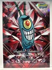 Sapphire Selections PLANKTON SPONGEBOB 25th ANNIVERSARY TOPPS CHROME RED /5 RARE
