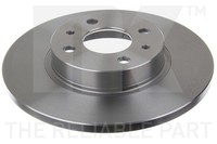 2X Bremsscheibe NK 202365 FüR 500 VAN Fiat Lancia Panda 312AG1A 312AXG1A 312 LPG