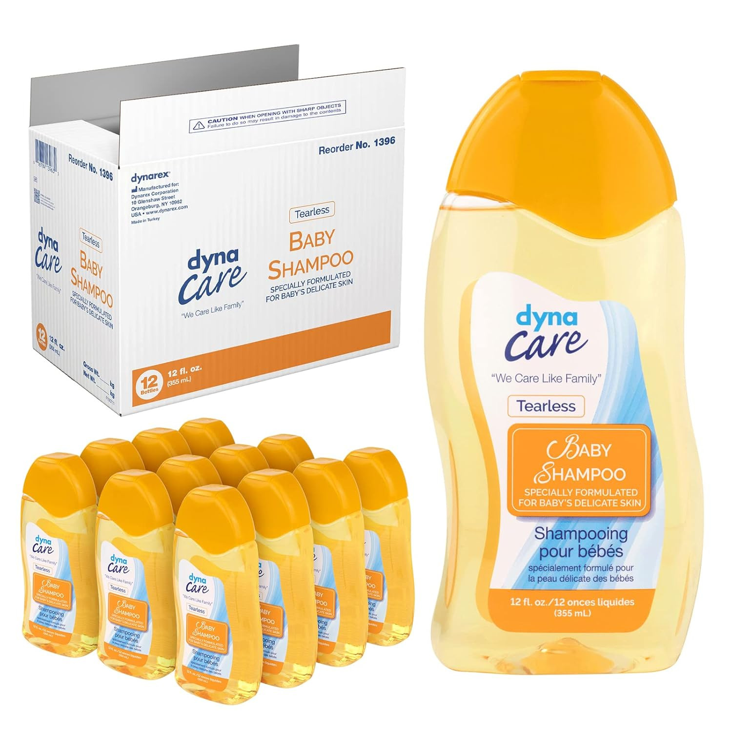 Tearless Baby Shampoo, 12 Ounce (Pack of 12)