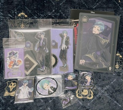 Twisted Wonderland Floyd Leech Set Acrylic Stand Badge Coaster Collectible Japan