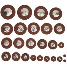 Alto Sax Pads Replacement 25Pcs 9 to 52mm for Alto Saxophone and Tenor Saxophone