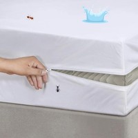 ANTI BED BUG Waterproof Zipped Mattress Protector Total Encasement Cover King UK