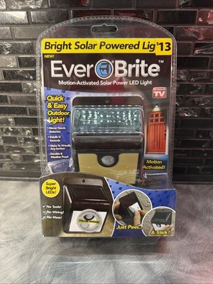 EverBrite Motion-Activated Solar Power LED Light As Seen On TV