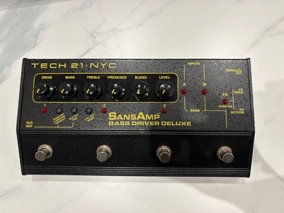 Tech 21 SansAmp Bass Driver Deluxe Bass Preamp gebraucht mit Box Manual