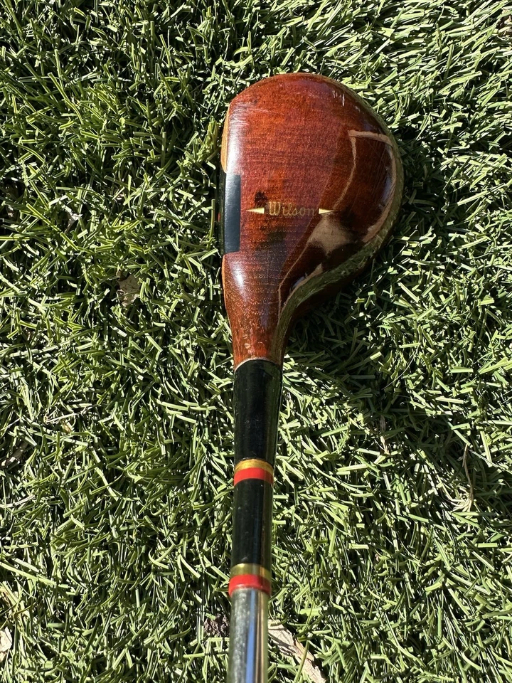 Vintage Wilson Staff Persimmon Driver Wilson Pro Shaft Stiff RH 44 Inch - Image 2 of 4