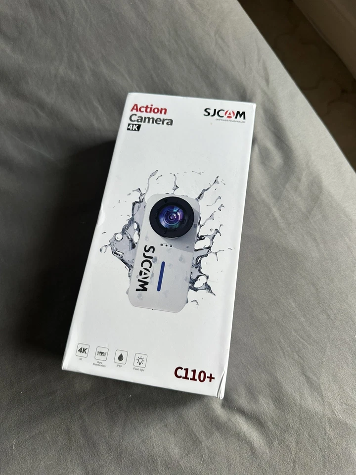 SJCAM C110+ 4K Action Camera Live Streaming, Waterproof, White - Image 2 of 3