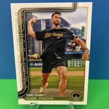 2025 Topps Series 1 First Pitch Carl Radke PNC Park #FP-6