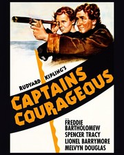 Captains Courageous (1937) Movie Poster - 8x0 Color Photo