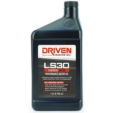 Driven Racing Oil 02906, LS30 Street Performance Oil, Synthetic 5W-30, 1 Quart