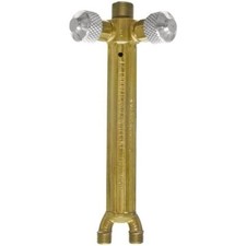Uniweld 71 Welding Handle with A Hose Connections and Front Valves brass