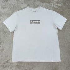 SUPREME Burberry Box Logo Graphic Print T-shi...