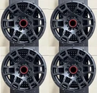 17" Matte Black Wheels For Toyota 4Runner Tacoma FJ GX460 GX470 17x8 6x139 Rims