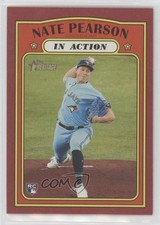 2021 Topps Heritage In Action Target Red Border Nate Pearson #302 1ut