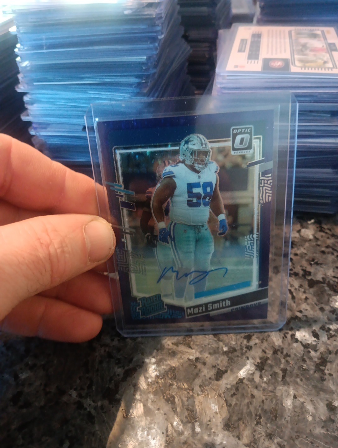Mazi Smith Panini Donruss Optic #228 Autograph