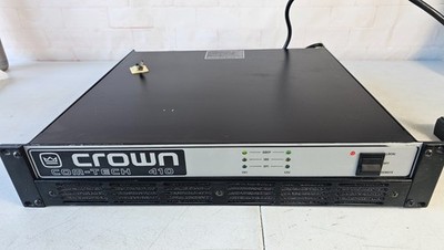 Crown COM-TECH 410 2-Channel Stereo Audio Amplifier (TESTED WORKING)
