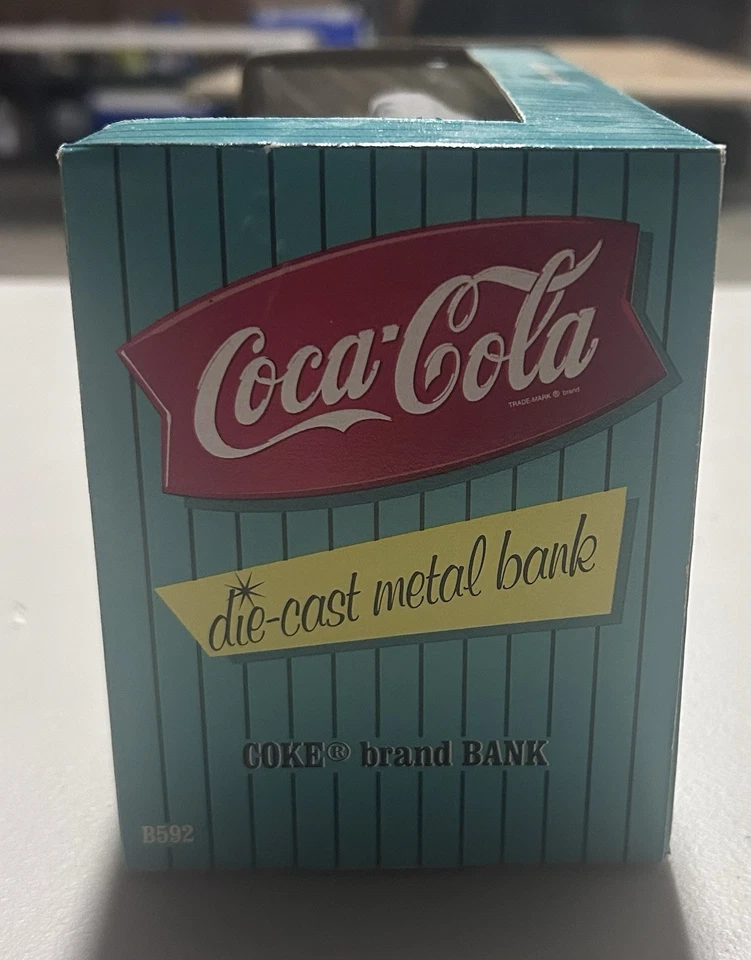 ERTL Vintage 1995 Coca Cola 1953 camión botella banco de metal fundido a presión Foto 2 de 4