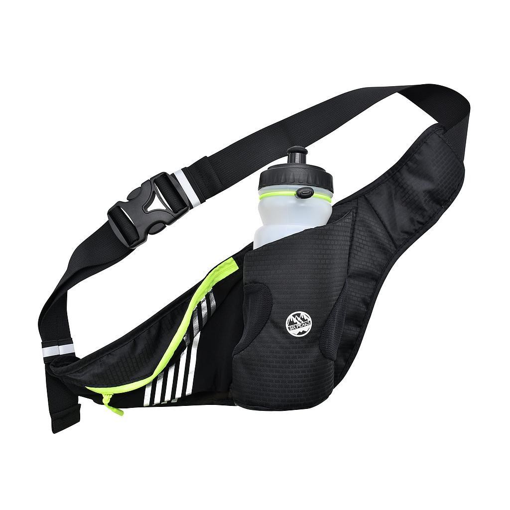Six Peaks Running Waist Belt with Bottle Holder Black/Fluo Yellow Black/Fluo Yel